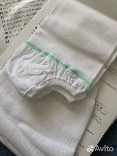 Компрессионные чулки на резинке с открытым носом