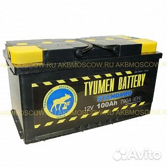Аккумулятор Тюмень Standard 6ст-100 L+ 100 а/ч