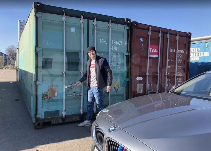 Склад - контейнер для хранения вещей, 4 м²