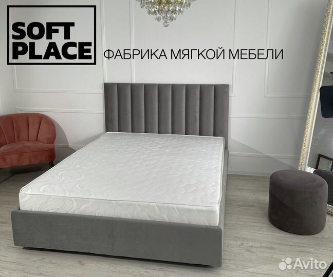 Кровать двухспальная luna с подъемным механизмом