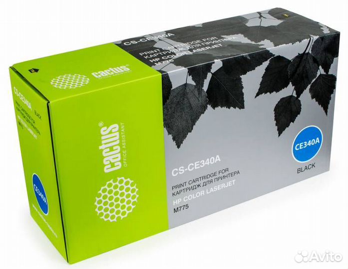 Картридж лазерный Cactus CS-CE340A CE340A черный