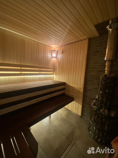 Баня с бассейном