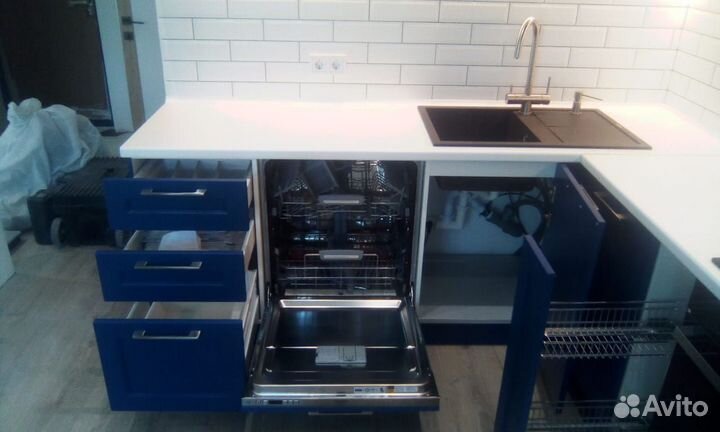 Кухни с фасадами мдф (AGT, пленка, эмаль) под ключ