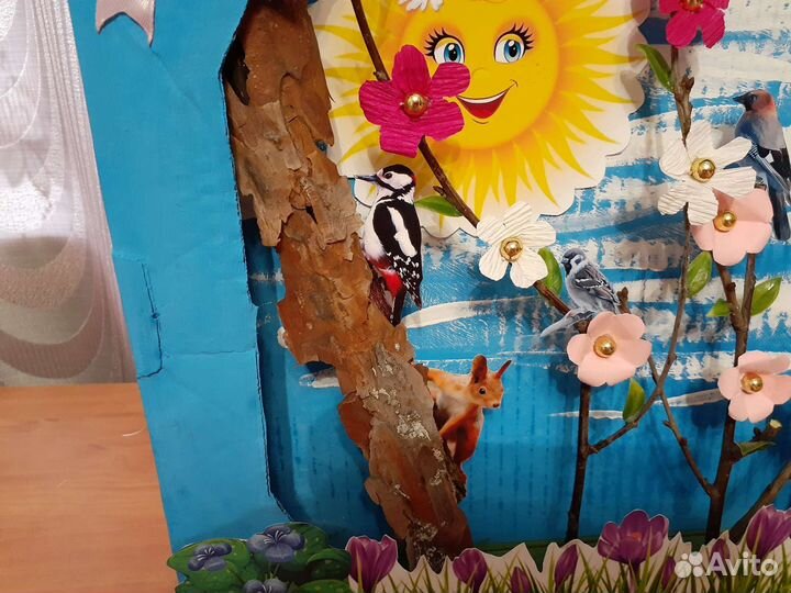 Весенняя поделка в садик или школу