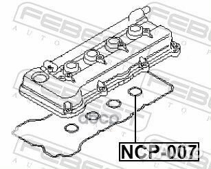 Уплотнитель свечного колодца NCP007 Febest