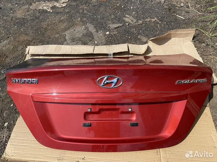 Крышка багажника Hyundai Solaris