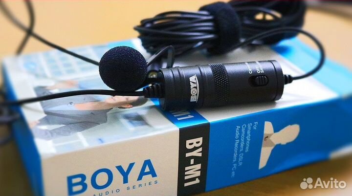 Петличный Микрофон Boya BY-M1. Оригинал