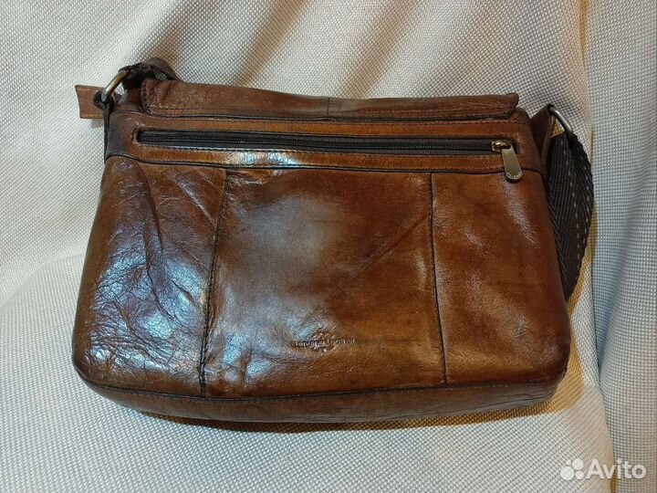 Сумка мужская натуральная кожа Poshete