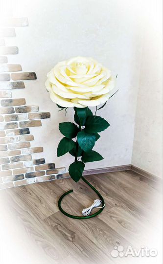 Интерьерная роза/ Ночник