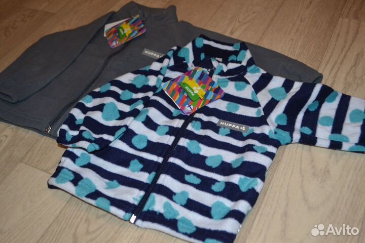 Новая флисовая кофта поддева хуппа р.74,80,86 (+)