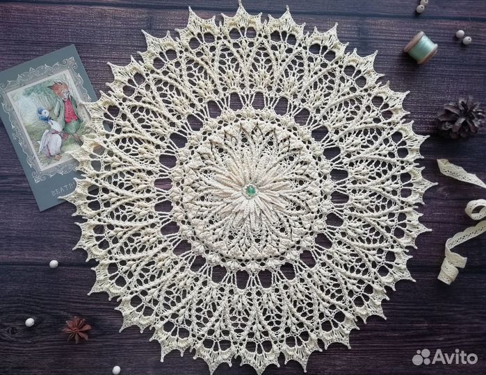 Салфетка вязаная