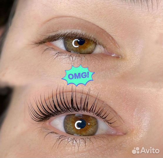 Ламинирование, ботокс 3д ресниц и бровей