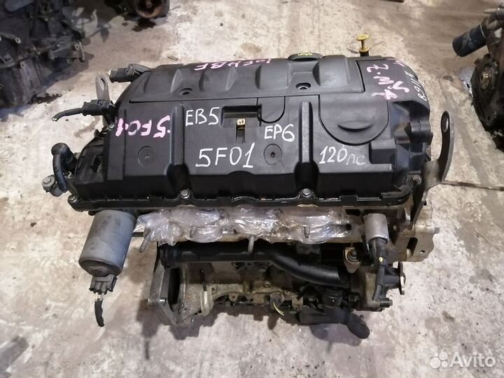 Двигатель Ситроен С4 Пежо EP6 евро 5 5F01