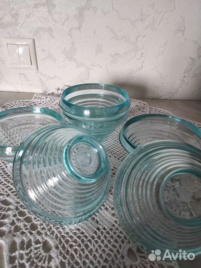 Набор салатников стекло СССР
