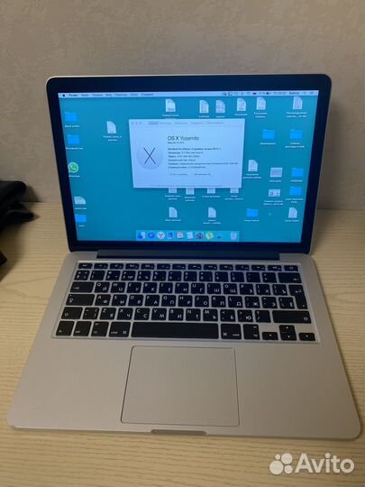 Macbook pro 13 retina 188 циклов 2015г