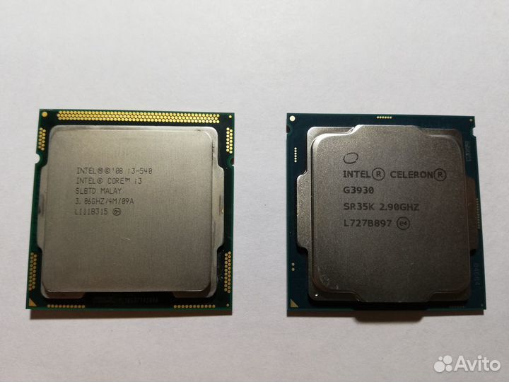 Процессоры Intel и AMD