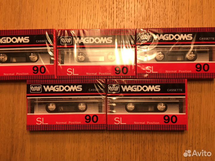 Аудиокассеты запечатанные wagdoms SL90