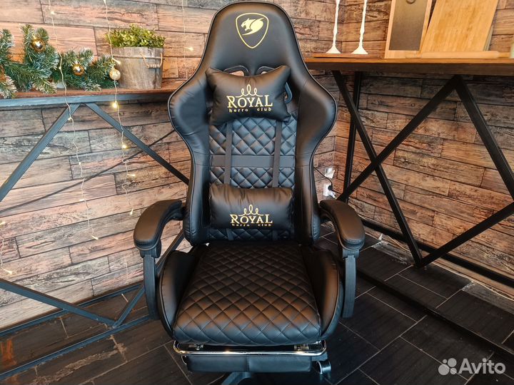 Компьютерное кресло кожаное