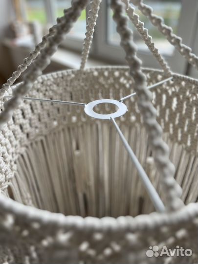 Абажур макраме