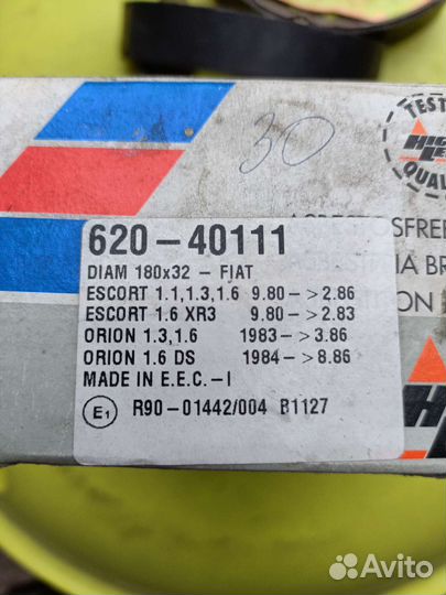 Тормозные колодки на Фиат