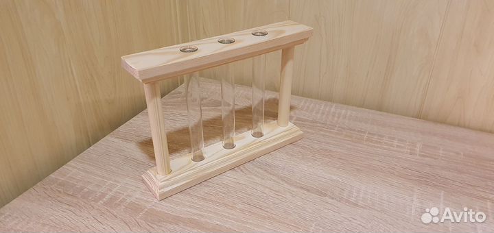 Кашпо с пробирками