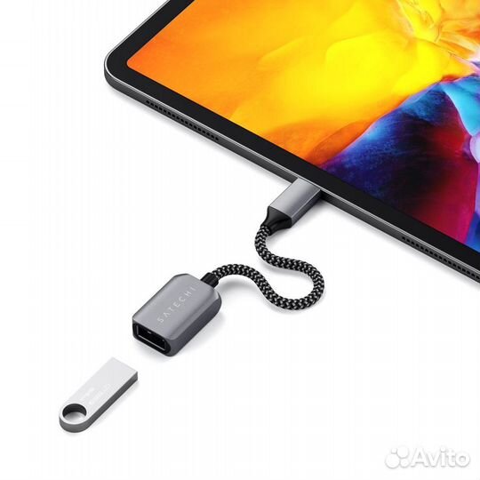 Кабель Satechi USB-C to USB 3.0