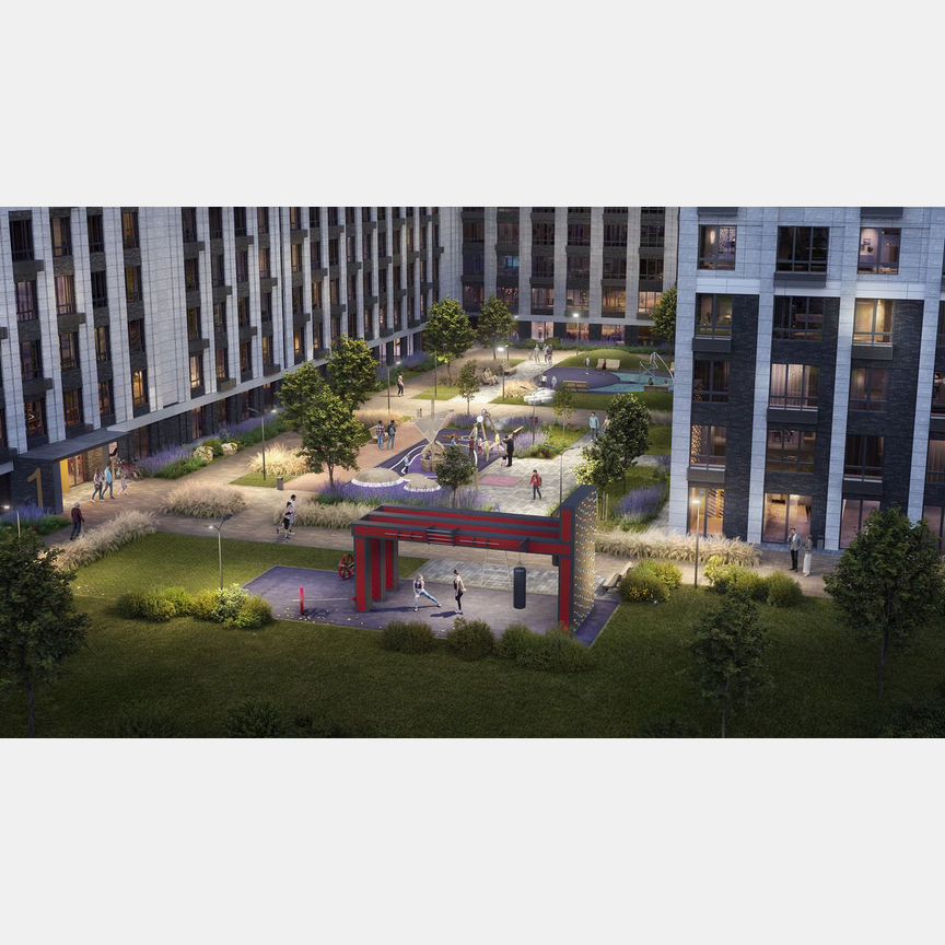 2-к. квартира, 62,4 м², 12/25 эт.