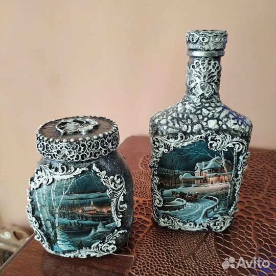 Бутылочки и банки для кухни