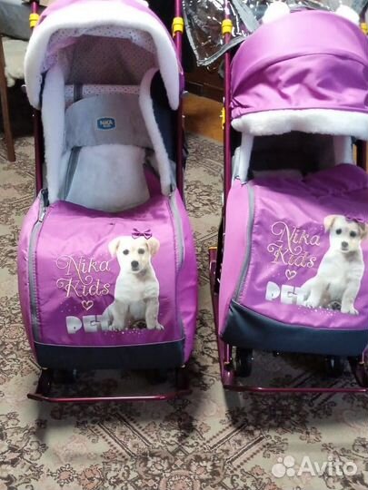 Санки коляска ника