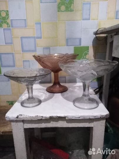 Вазы для фруктов СССР разного размера