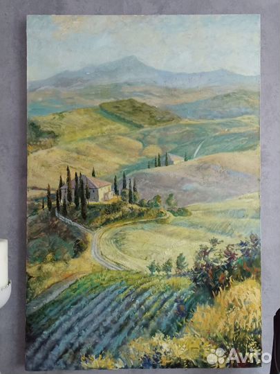 Картина маслом на холсте пейзаж прованс