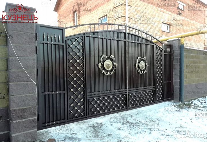 Кованные ворота