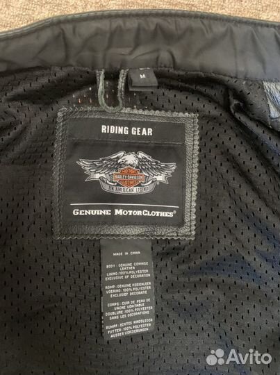 Мотокуртка кожаная мужская Harley Davidson