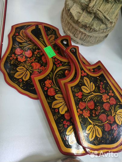 Хохломская роспись доска