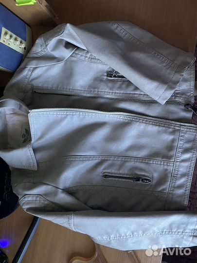 Кожаная куртка детская