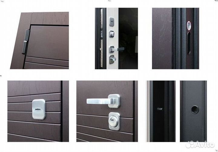 Дверь входная Шоколад металлическая Дуэт