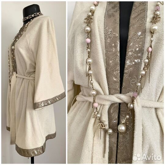 Chanel Limited Подиумный халат для пляжа оригинал