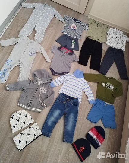Детские вещи пакетом на мальчика 80-86