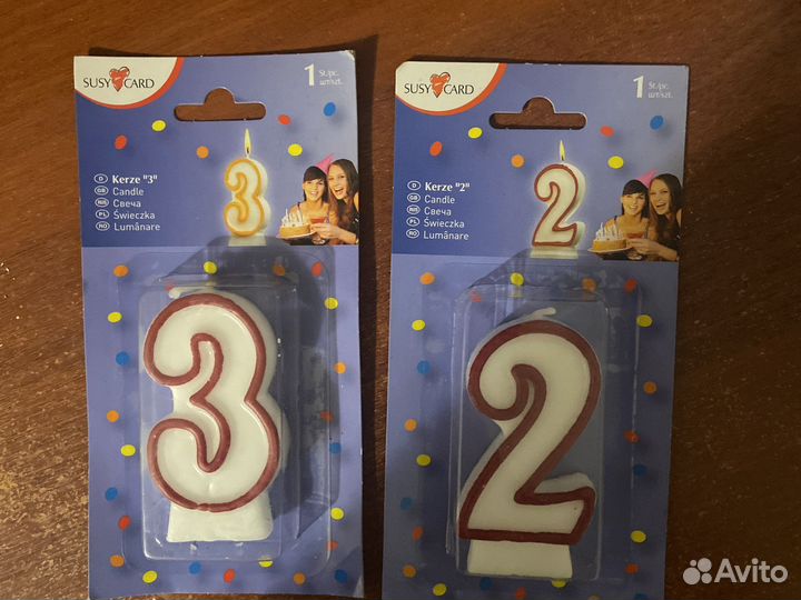 Цифры на торт