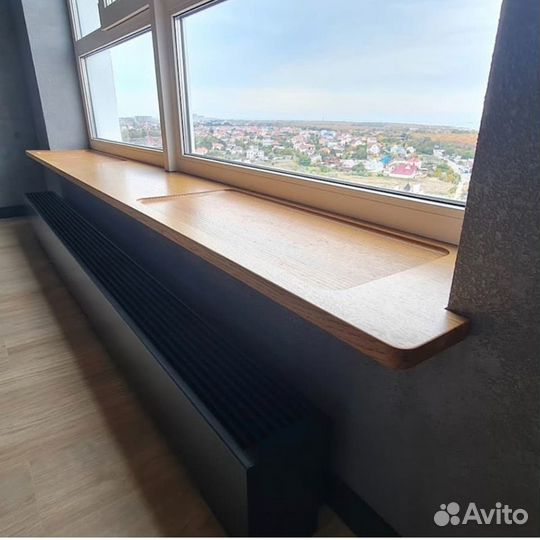 Подоконники и откосы из массива / мдф в шпоне