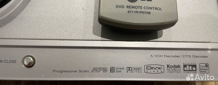 DVD, VCD, CD плеер LG