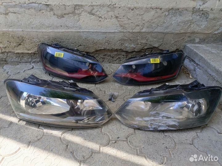 Оригинальные фары VW polo sedan