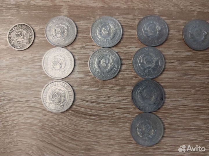 Советские серебряные монеты