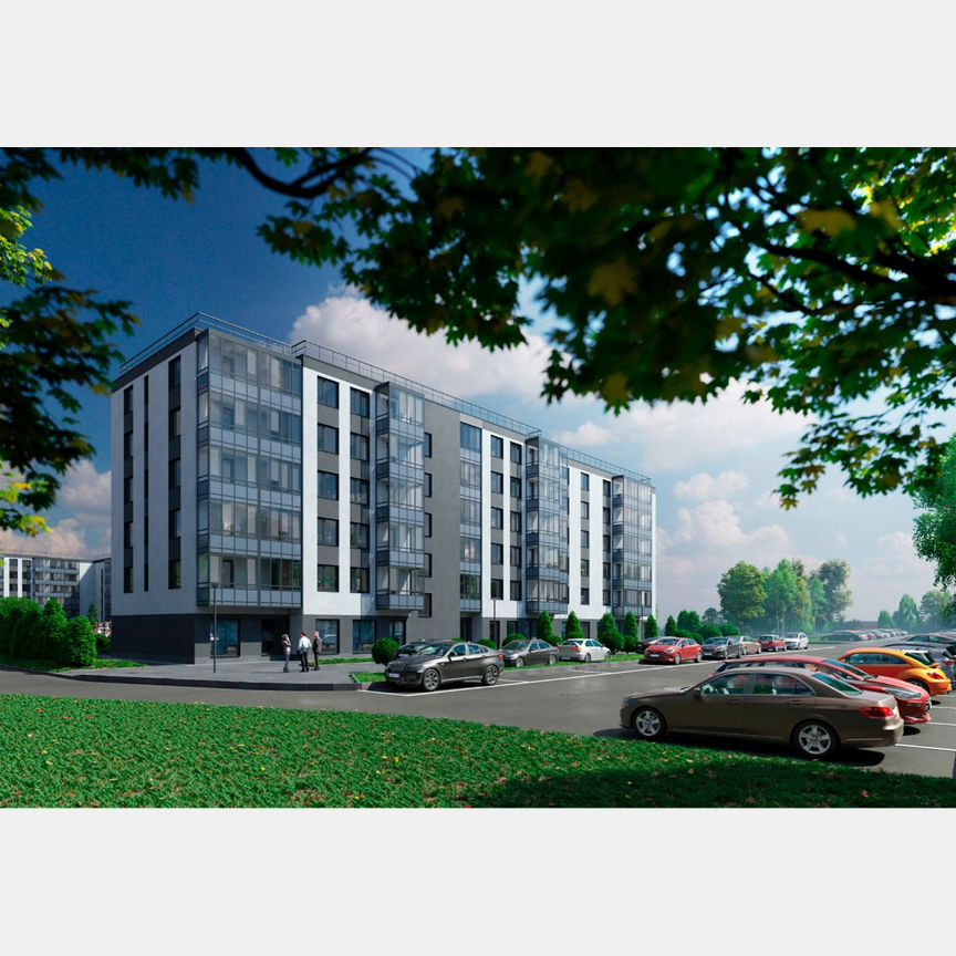 1-к. квартира, 54,8 м², 3/6 эт.