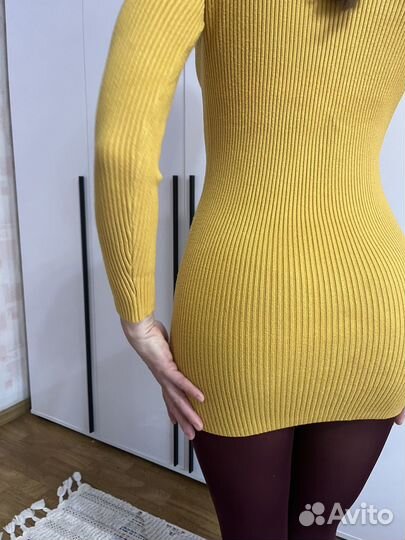 Платье свитер короткое