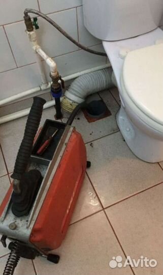 Чистка канализации, устранение засоров,телеинспекц