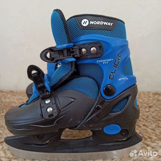 Коньки хоккейные детские размеры 30-35