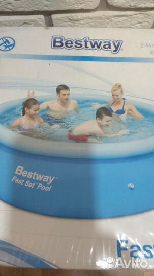 Надувной бассейн bestway 2.44 x 66см