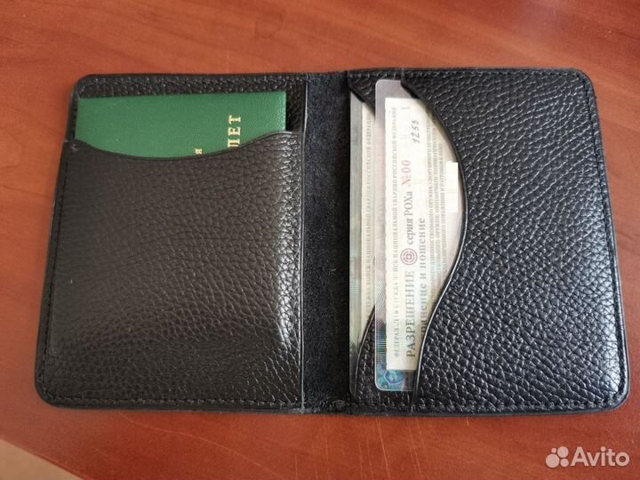 Обложка для охотничьих документов (портмоне)