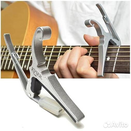 Каподастр для акустической гитары Kyser KG6SA